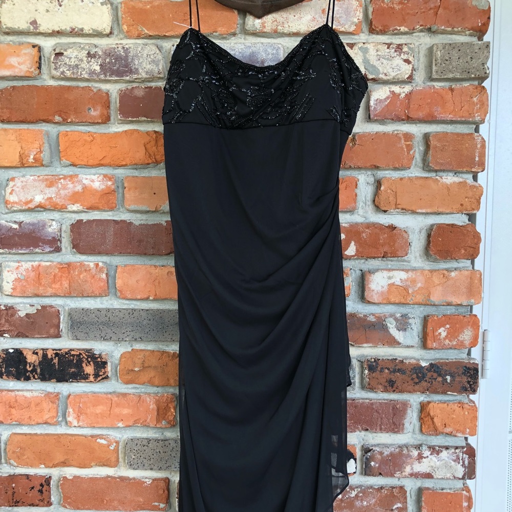 Beaded Black Dress
